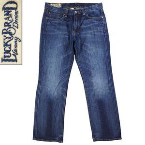 Lucky Brand Gene Montesano Vintage Straight Jeans Made USA Men "31" Actual 32x29